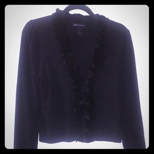 INC, short wasted evening sweater-size L